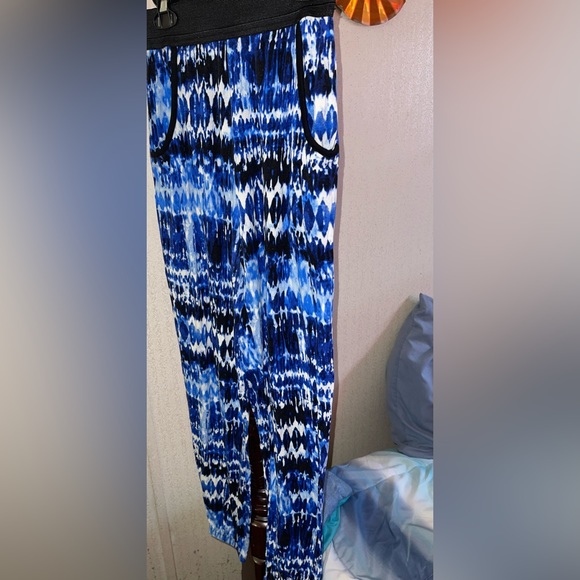 Multi colored lounge pants with pockets - Picture 4 of 4